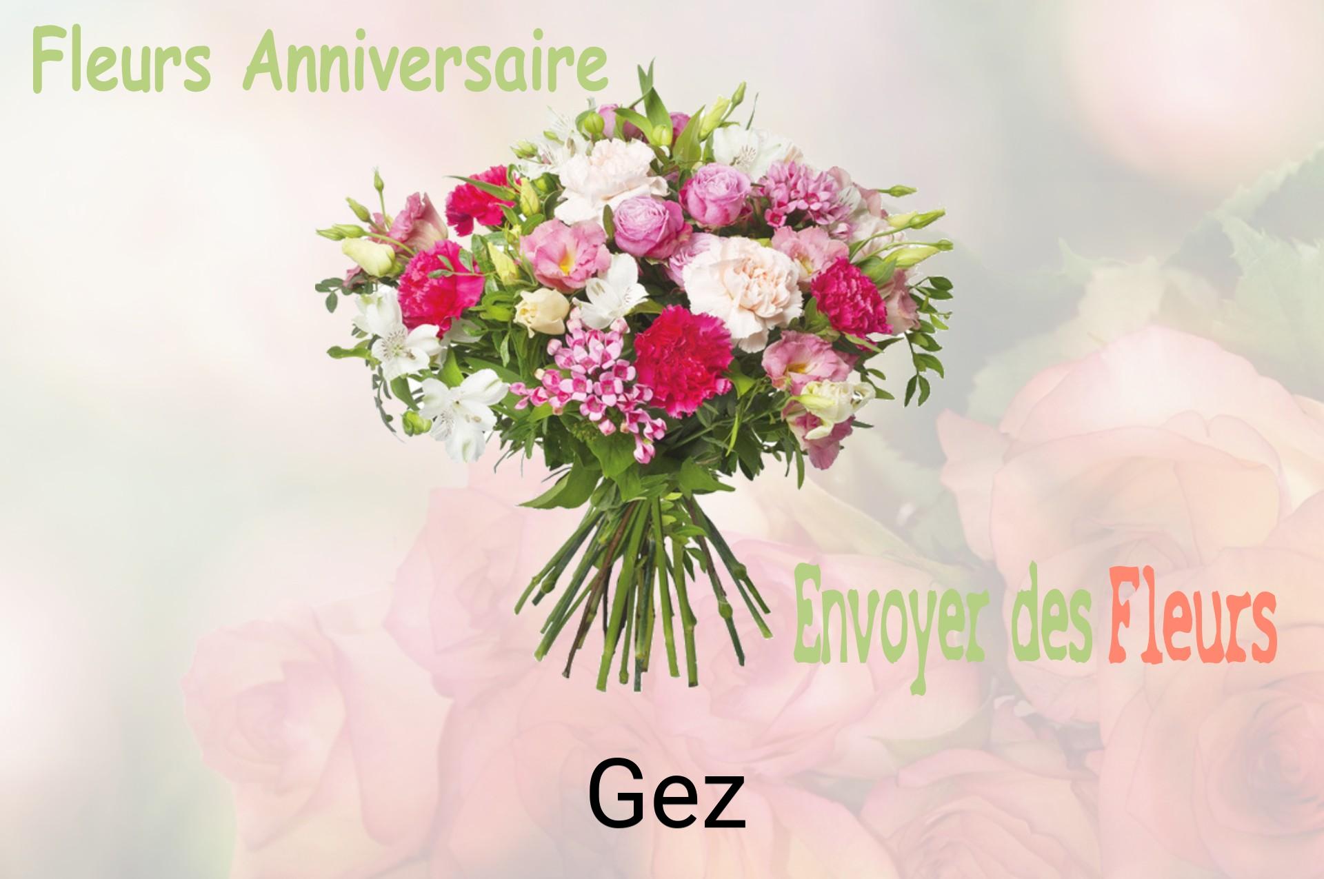 Bouquet de fleurs d’anniversaire livré à Gez
