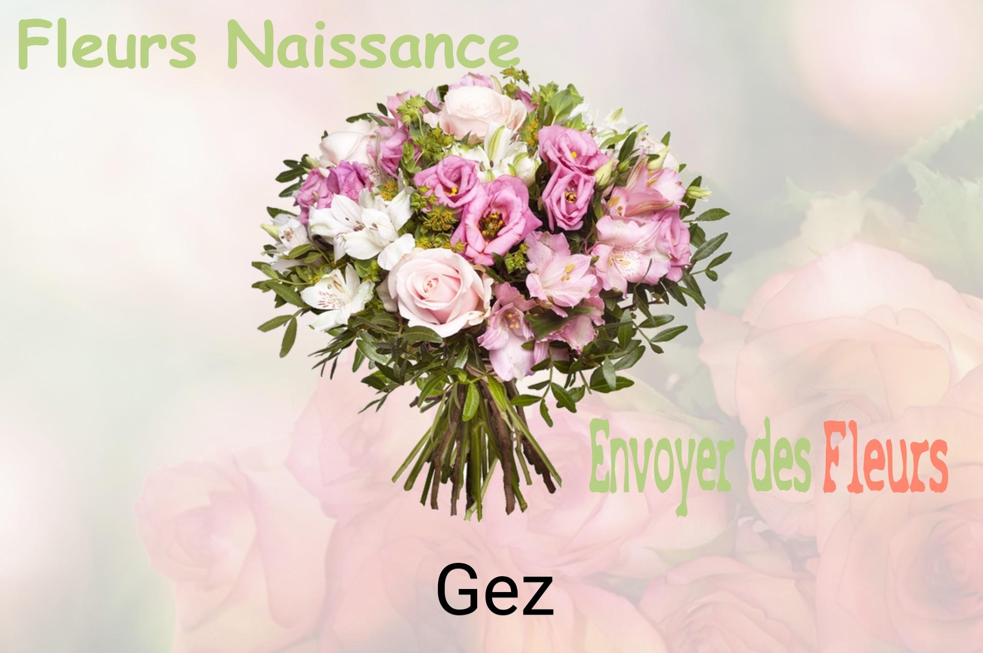 Bouquet de fleurs de naissance livré à Gez